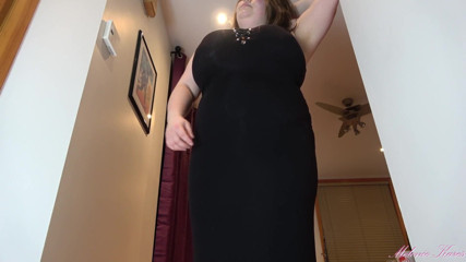 Melonie Kares: Not aware giantess stepmom gets undressed