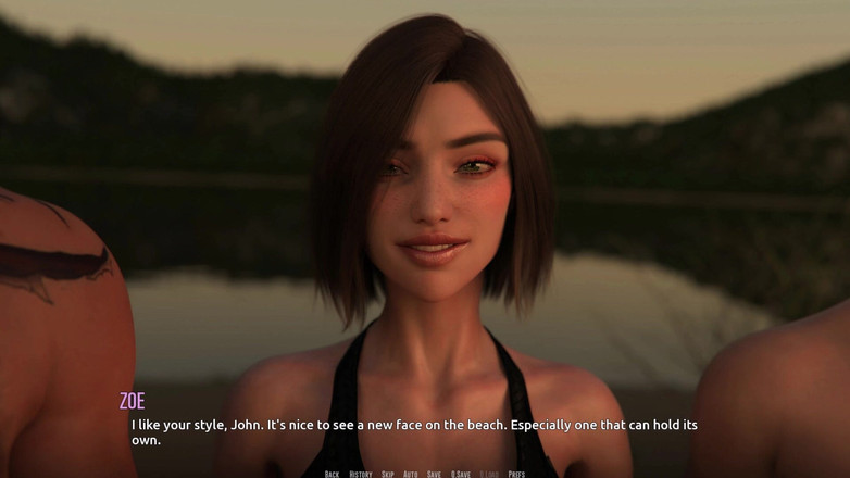 3D Cartoon Porn: Dominos Beach 5 Sfw Walkthrough: Jhon möter rebeller Gäng Nya Vänner &amp;Beach...