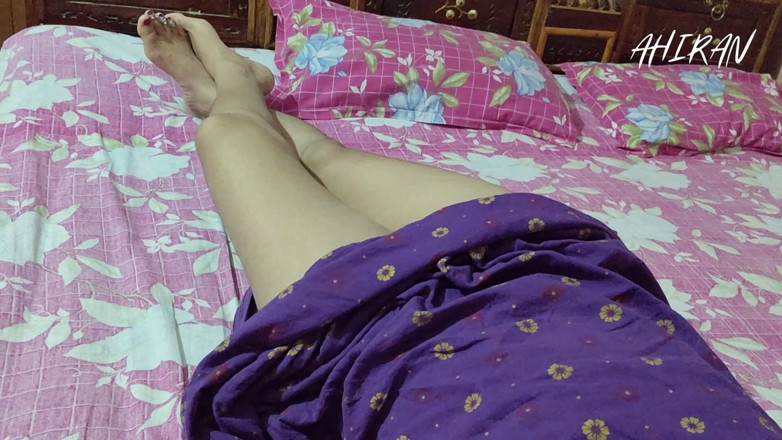 Aahan Ahiran: Indian Desi Young Girl Ass and Hairy Vulva Touching with...