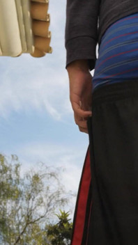 Hot Guy Caught Smoking and Sagging Outside (non-nude)