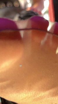 Glory Hole Worship: Eu usei sua boca com meus pés de nylon suados e bunda molhada