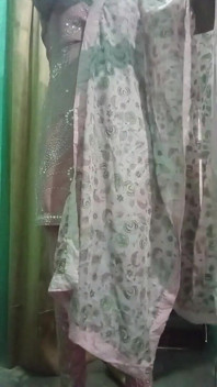 Indian Gay Crossdresser Bottom Real Homemade Sex in Pink Salwar Kurta with Heavy Jwellery Just Like a Housewife