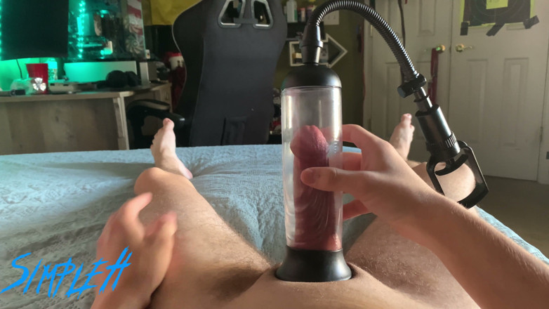 SimpleH: Leker med min nya penispump
