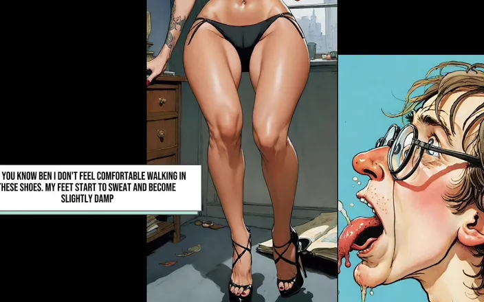 Octopussy Lovers Club: Fetishist Sexy Nun. Comic. a Visual Novel. Foot Fetish