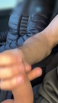 Parking Lot: She Can't Stop to Watch My Hard Cock Exposed Big Dick