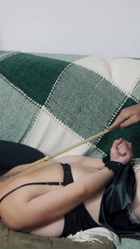 Bondage and Spanking Natasha with Bastinado and Whipping