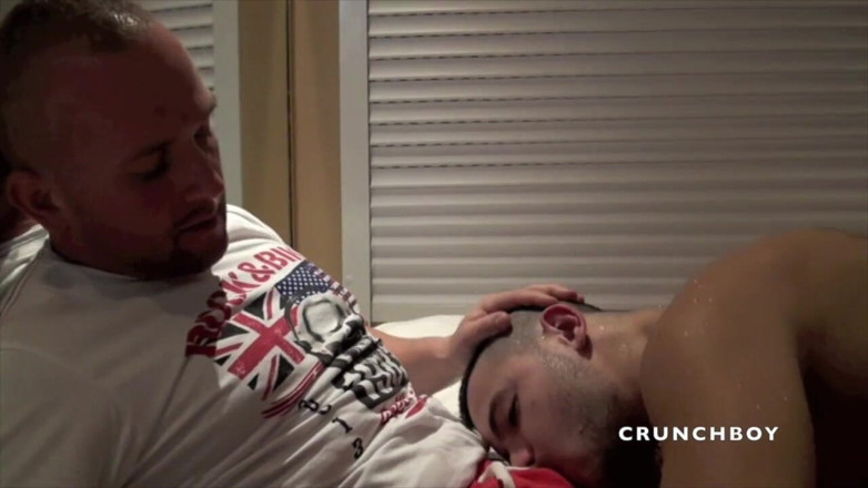 Raw French Bad boys: Slut fucked 2 bad boys with sneakers domination