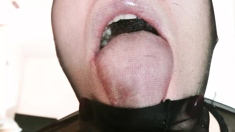 Goddess Celine: Nylon encasement fetiš