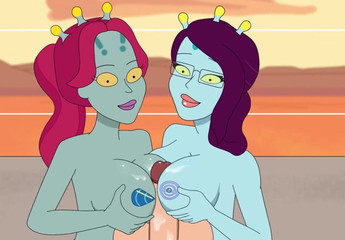 LoveSkySan69: Rick and Morty - Cesta zpět domů - Pouze sexuální scéna - část 45 Unity...