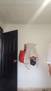 Beautiful Femboy Walks Around His House Naked and Hairless, Playing with His Cock and Masturbating His Anus