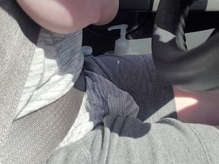 On cloud sixty nine: Saggy Tit Wife Driving the Car