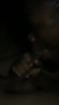 Horny African Teen Sneaking Into My Room While I Was High Giving Sloppy Head