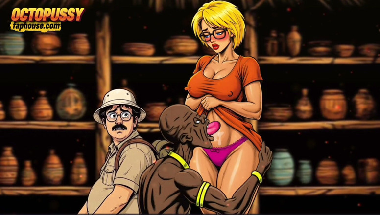 Octopussy Lovers Club: 늙은 아프리카 남자에게 따먹히는 어린 마누라를 지켜보는 바람난 남편