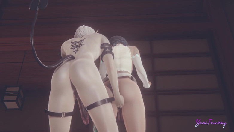 Yaoitube: Genshin Impact Yaoi - Venti Yaoi Gynaecolont vingerend (ongecensureerd)