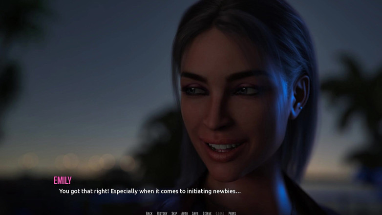 3D Cartoon Porn: Domino Beach 2: la fatiosa passeggiata notturna di jhon con Emily