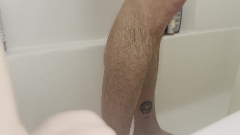 RiceQueenTopBoy: Shower Fun with 2 Big Dildos Fucking My Smooth Hole