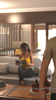 Being a Wife (v1.220p) - P13 - the Cheating Wife Lets Her Lover Caress Her Pussy While Having Breakfast with Her Husband