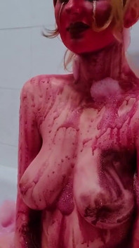 POV: Demon Body Paint Messy Tit Play