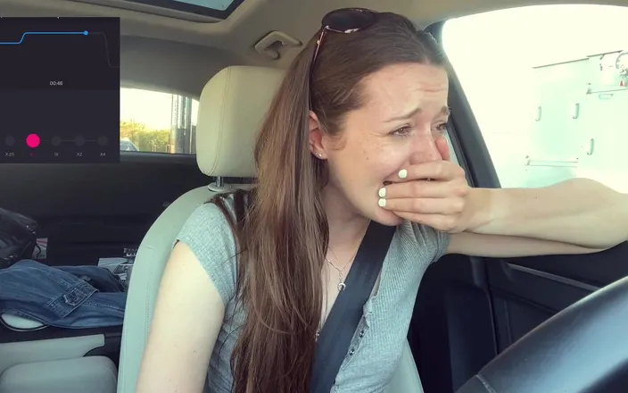 Nadia Foxx: Cumming *embarassingly* Hard in a Starbucks Drive Thru (lush Control Part 2)