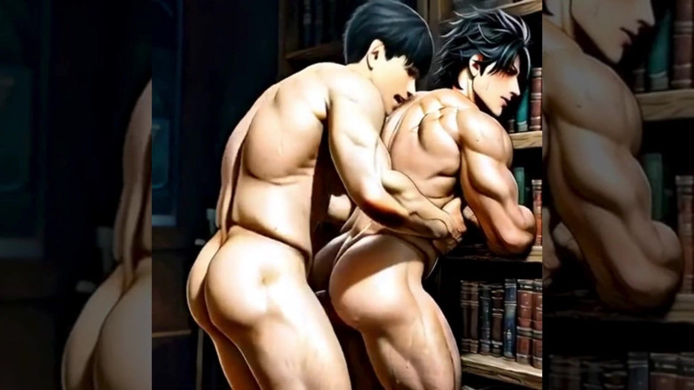 Real narrated fantasy Hentai: A Very Naughty, Muscular Gay Couple Had Sex in Various...