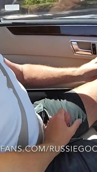 Sucking Big Dick Stepdaddy Jay Taylor in Car and Park