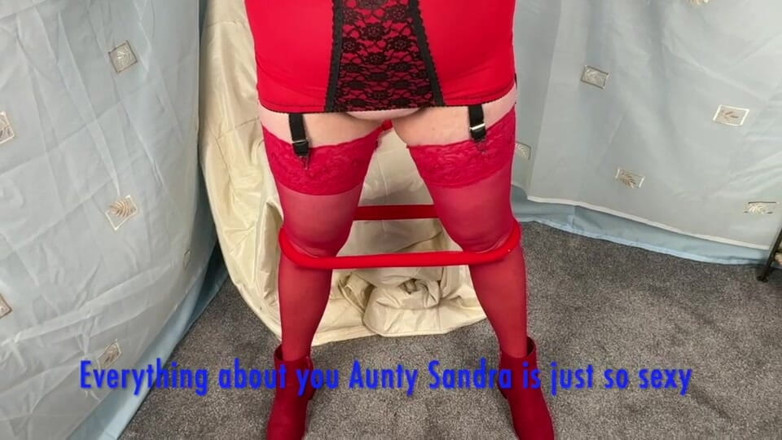 Aunty Sandra vintage girdle queen: Ciocia Sandra Wszystko W Red Vgq 75