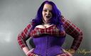 Mxtress Valleycat: Corset en sablier violet