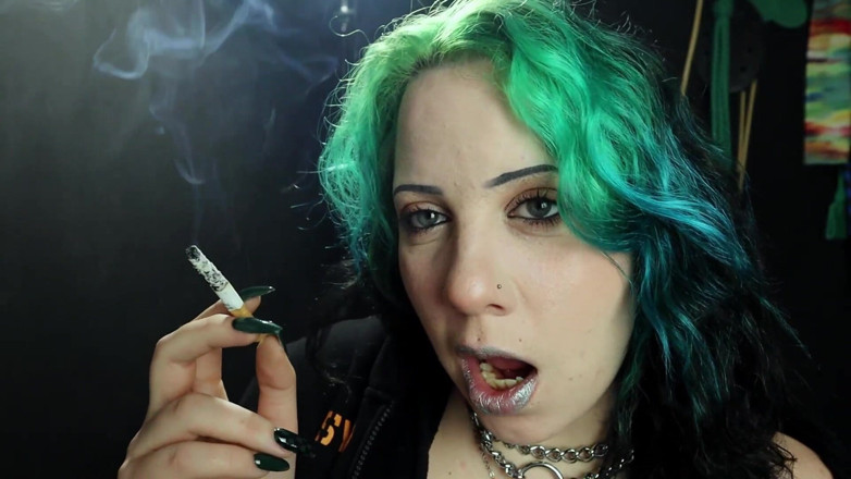 Goddess Kinx: Oral Fixation - kompilasi merokok dan gincu