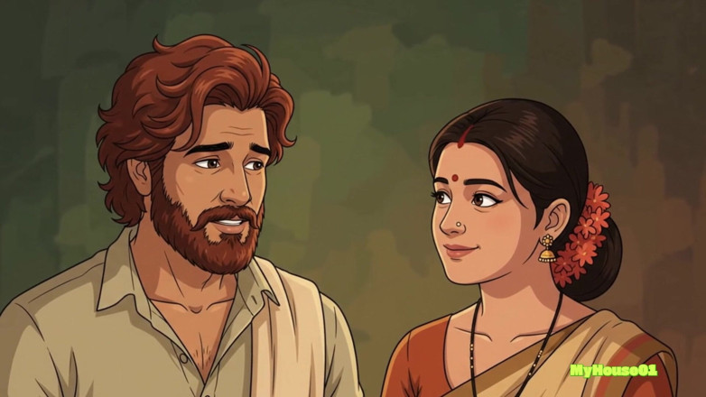 My house for adult: Pushpa and Srivalli Bhabi in Their Indian Villege Home Romance 3D