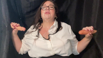 cutejayne: Formosa bbw al gloryhole colloquio di lavoro