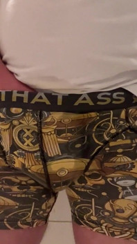Skinny Boy with Big Cook Piss and Jerks off Until He Cum