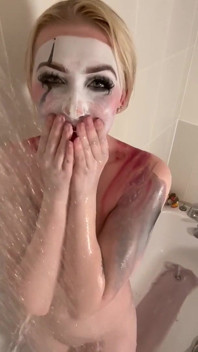 Mime bodypaint ducha jugar