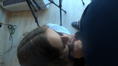 Real Amateur Sluts: Amanda, пожалуйста, первый минет на камеру!