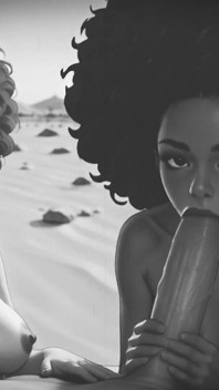 The Black Beauty Loves Retro-style Porn