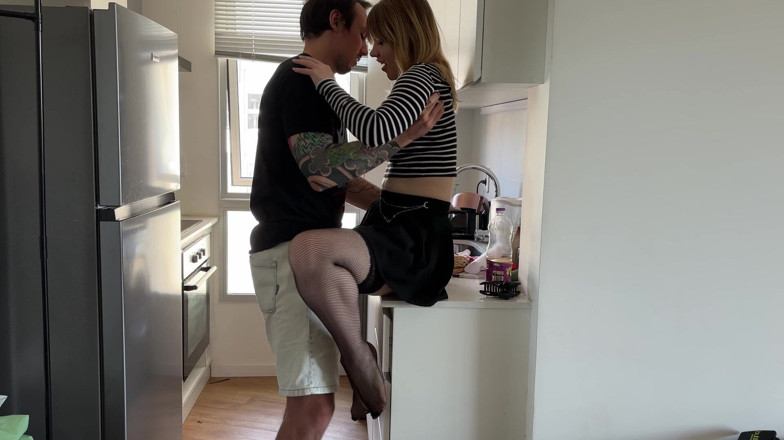 Spacenintenda: Teaching Step Bro How to Cook: Grinding, Kissing, Dry Humping...