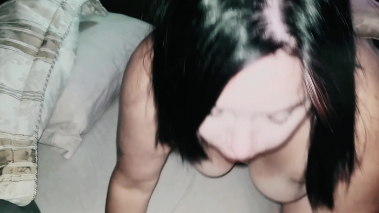 SexyNEBBW: Fickt mit kondom, lutscht sperma heraus, remaster