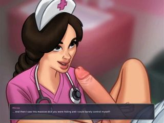 Erotic Krisso: Summertimesaga-медсестра робить мені гарний мінет
