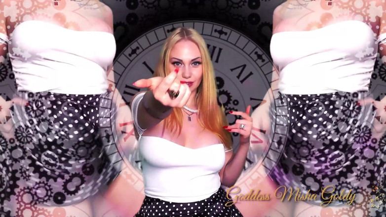 Goddess Misha Goldy: Orgazmın - senin üzerindeki güç sembolüm! Boşal ve vazgeç!