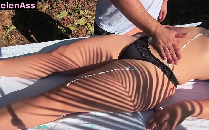 Sophie HelenAss: 丰满的金发女郎得到按摩并得到湿润的阴户！