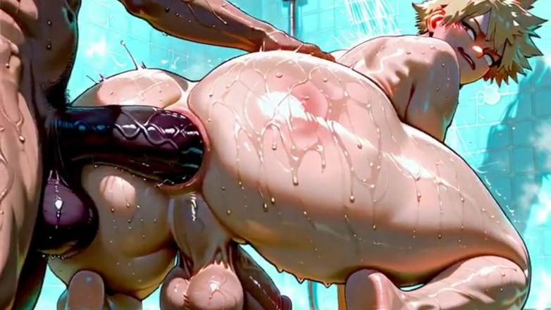 Real narrated fantasy Hentai: Pantat besar banci dengan duburnya dikongkek sehingga mereka membongkak. Animasi...