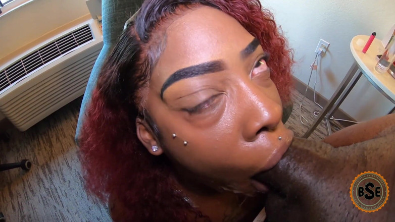 Blackstar xxx: Sexy Ebony Babe Salley Cakez Deepthroats My Chocolate BBC
