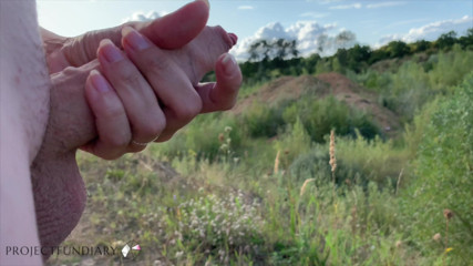 Projectsexdiary: Baise risquée dans la nature en plein air