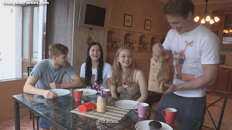 Young Sex Parties: Teens fuck in pairs and more