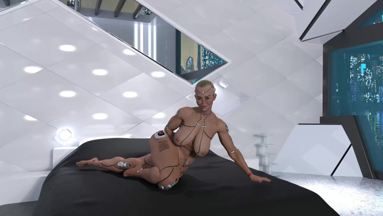 Mature Futanari Lovers: When cyborgs start making new cyborgs