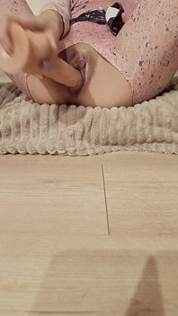Babe on a Dildo