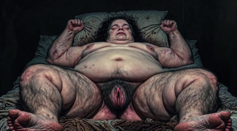 YOUR BEST FANTASY: Horny Fat BBW Hairy Pussy Solo Masturbation - Moaning Wet Bush...