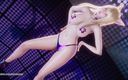 3D-Hentai Games: [mmd] 레인보우 - Ahri 섹시한 스트립쇼 리그 오브 레전드 무수정 헨타이