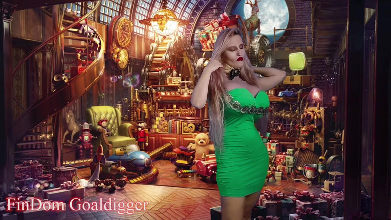 FinDom Goaldigger: Si trasforma in orsacchiotto per un nuovo anno!