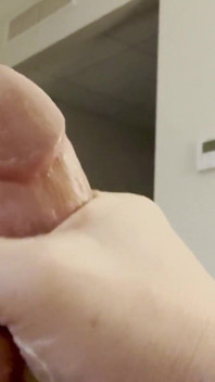 Big White up Close Jerking off