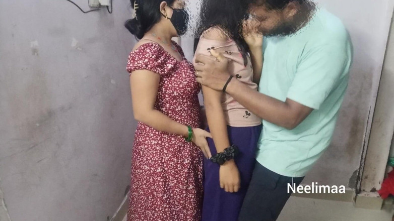 Neelimaa: Indická Desi Bhabhi trojka sex video. Indické sexuální video ve...